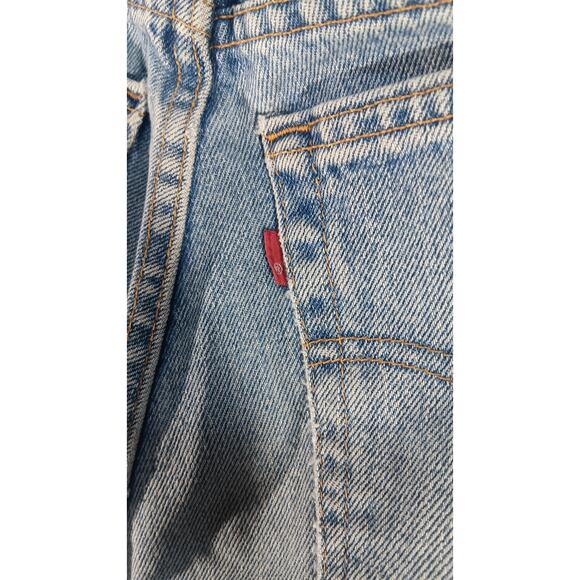 Levi’s 550 Relaxed Fit Jeans 32x32 Light Wash Tapered Leg Vintage Blank Red Tab - Picture 8 of 8